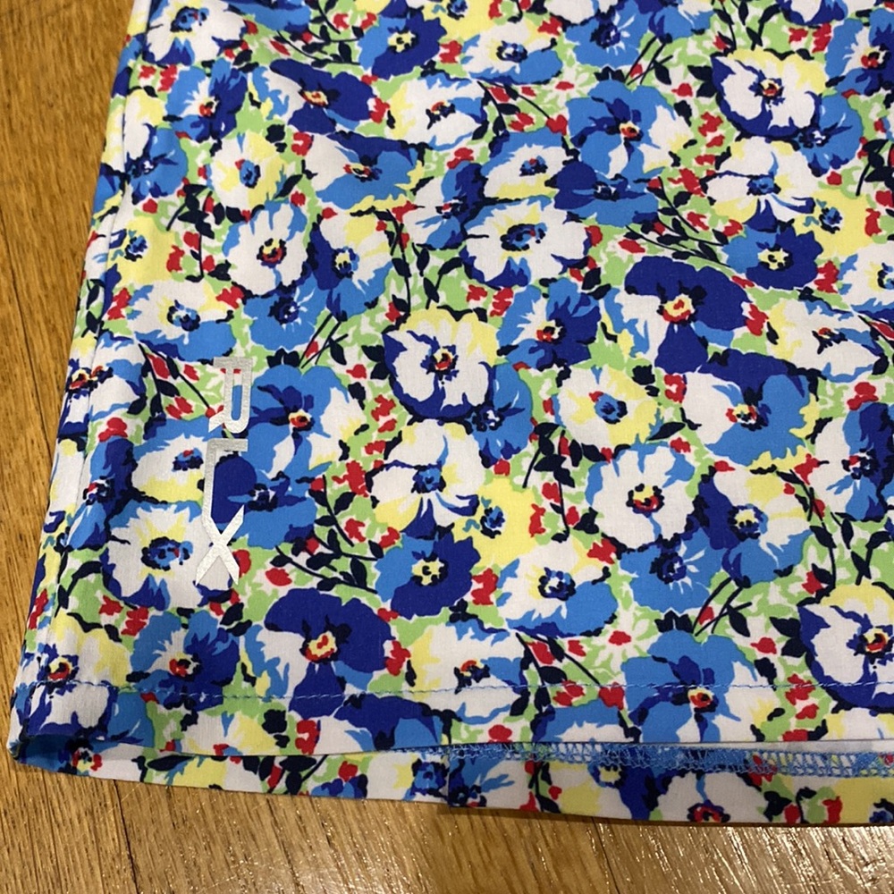 NWT RLX Polo Ralph Lauren Womens Golf Floral Print Pleaded Performance 17” Skort - Picture 7 of 9